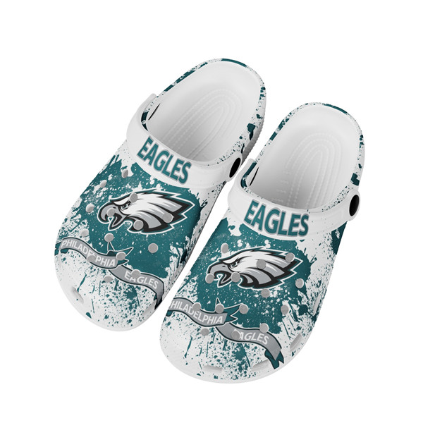 Men's Philadelphia Eagles Bayaband Clog Shoes 003